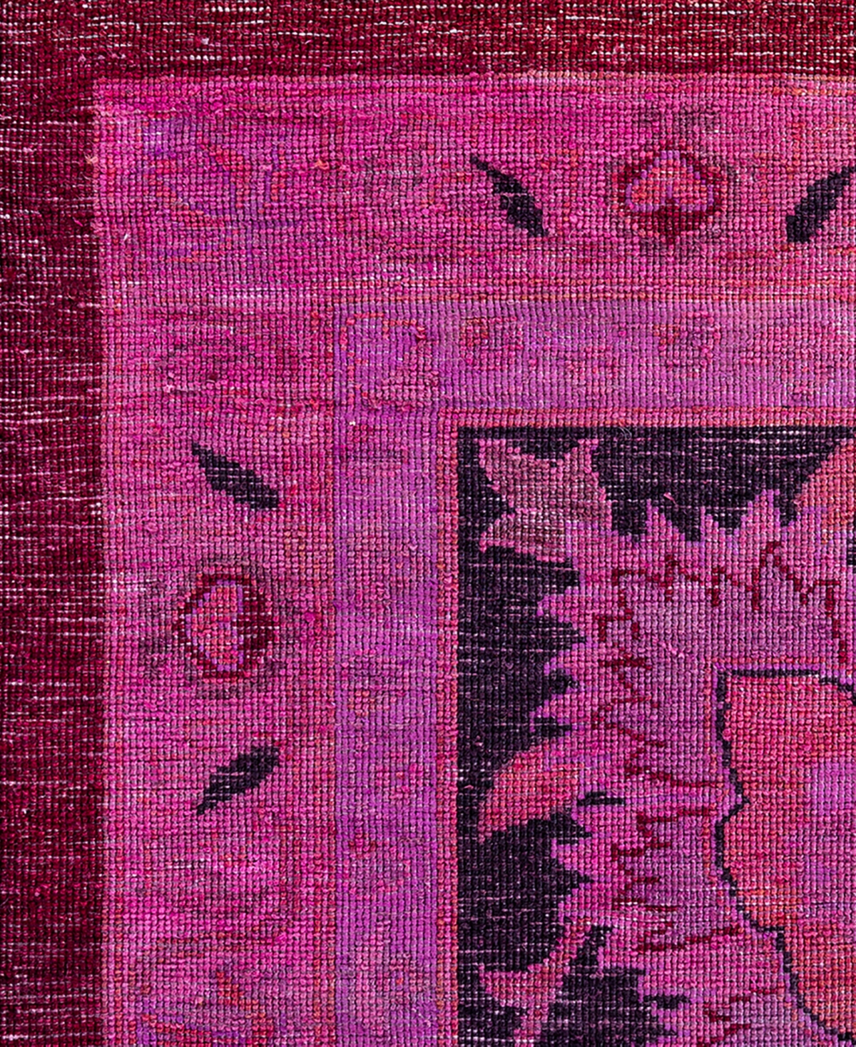 Adorn Hand Woven Rugs Fine Vibrance M1369 9'2"x12'2" Area Rug In Pink