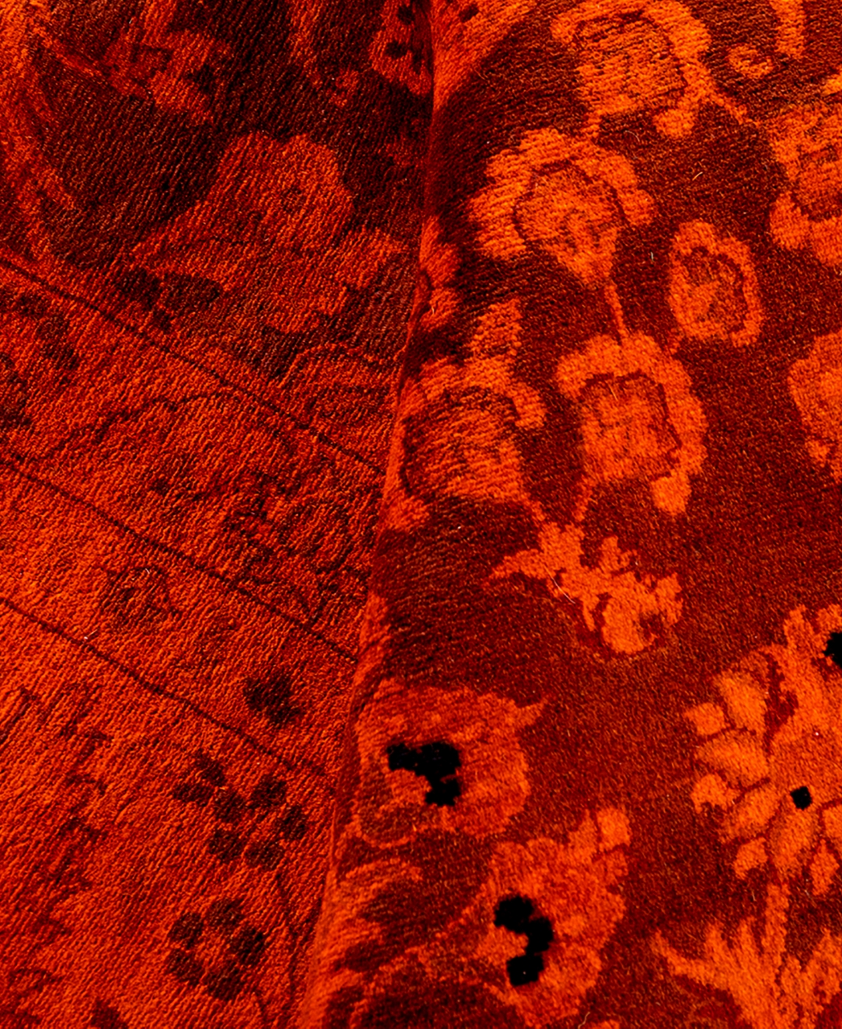 Adorn Hand Woven Rugs Fine Vibrance M1473 8'2"x10'5" Area Rug In Orange