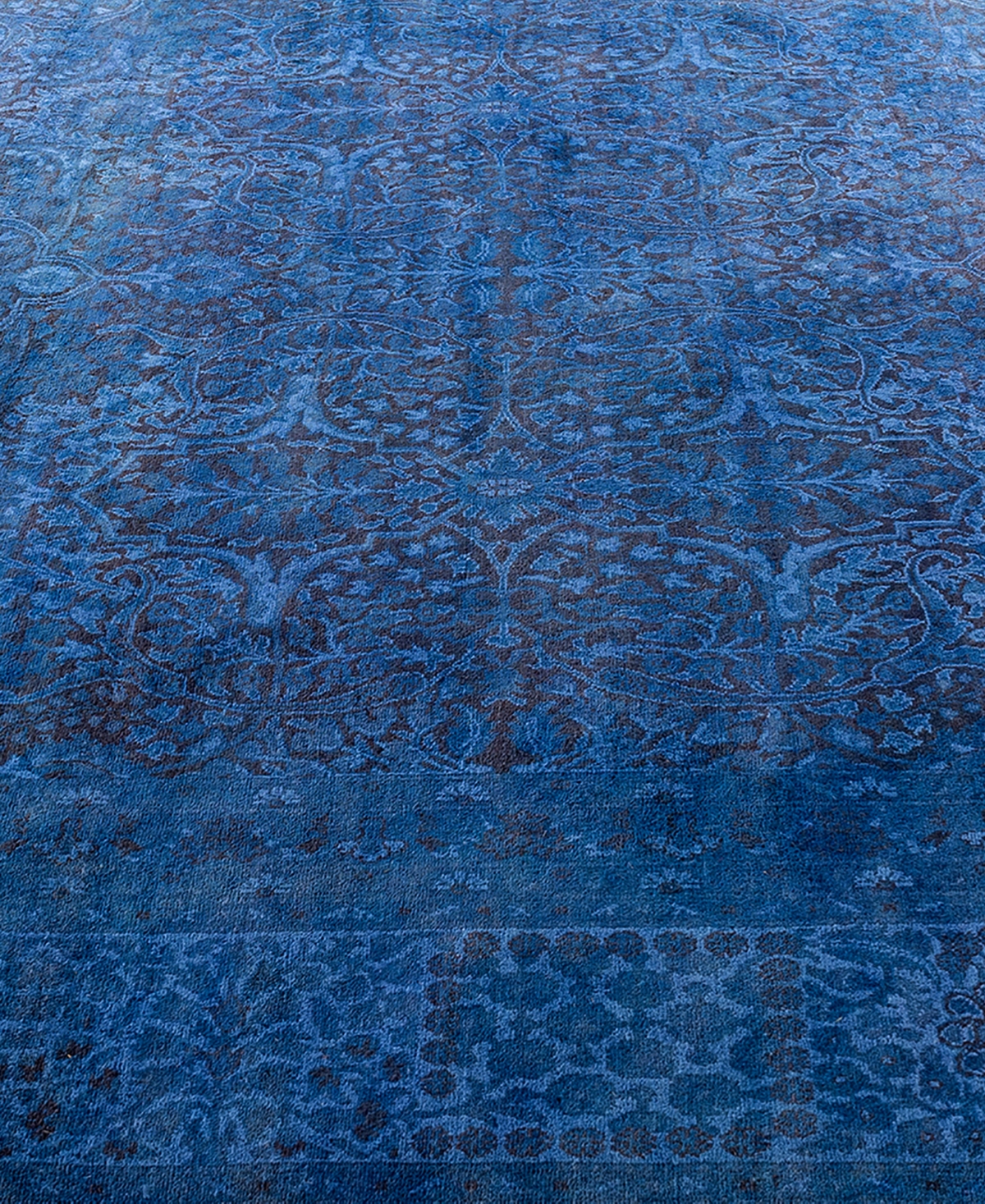 Adorn Hand Woven Rugs Fine Vibrance M1437 9'1"x11'9" Area Rug In Blue
