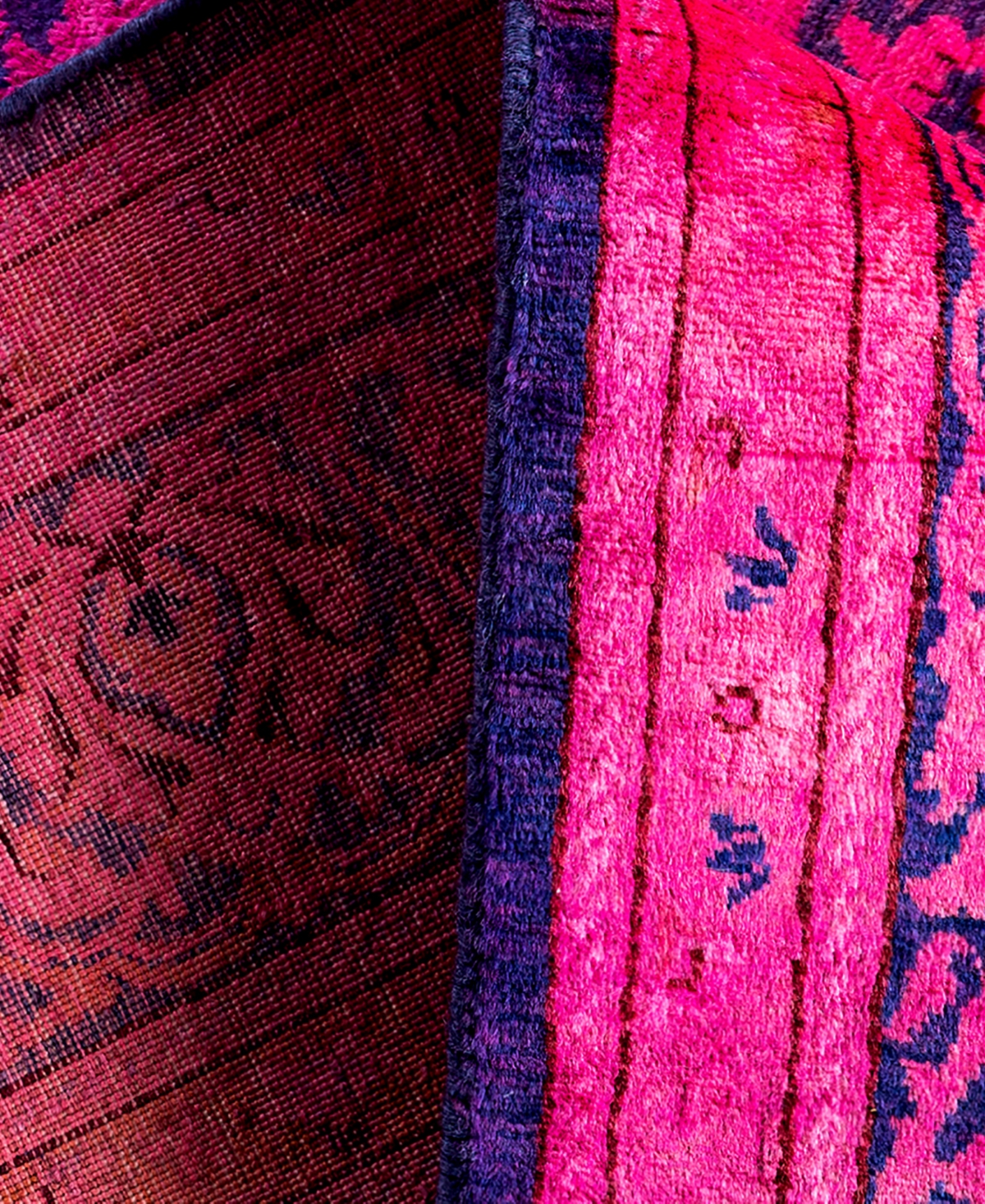 Adorn Hand Woven Rugs Fine Vibrance M1180 4'2"x6'3" Area Rug In Pink