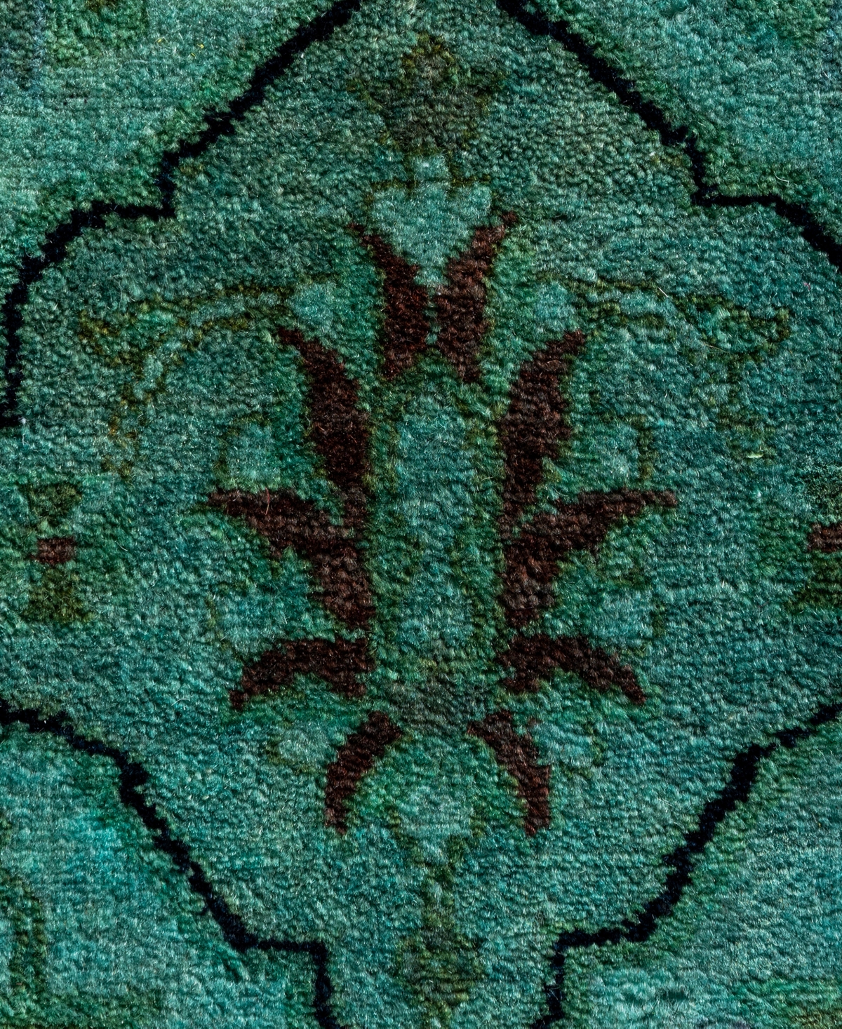 Adorn Hand Woven Rugs Fine Vibrance M1381 6'1"x8'10" Area Rug In Green