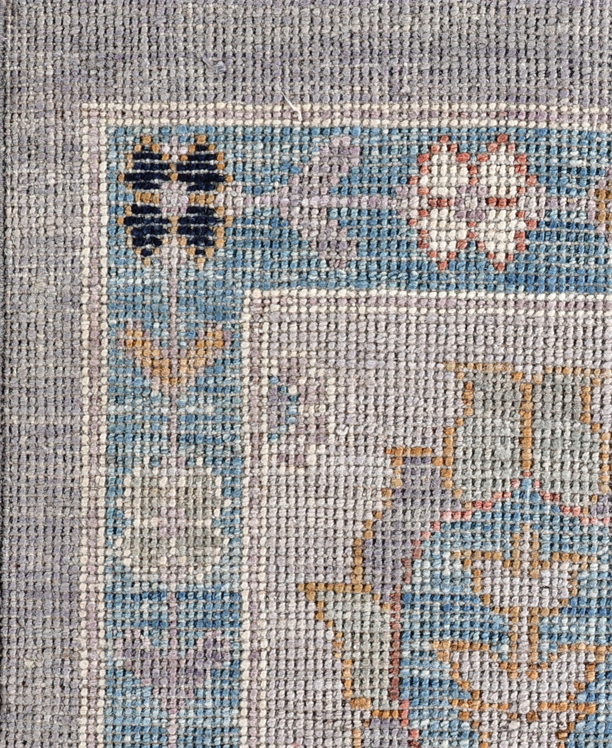 Adorn Hand Woven Rugs Colorful Oushak M0103-35 9'x11'10" Area Rug In Gray