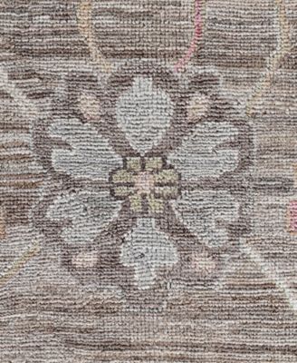 Adorn Hand Woven Rugs Colorful Oushak M0103 42 Rug Collection In Brown