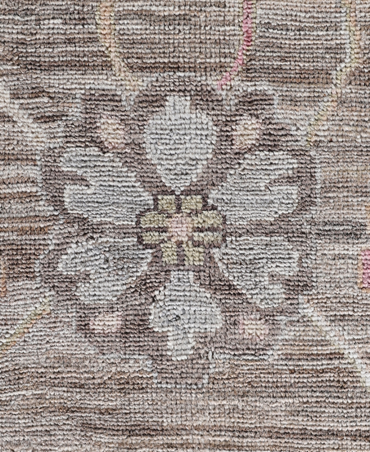 Adorn Hand Woven Rugs Colorful Oushak M0103-42 9'2"x12'3" Area Rug In Brown