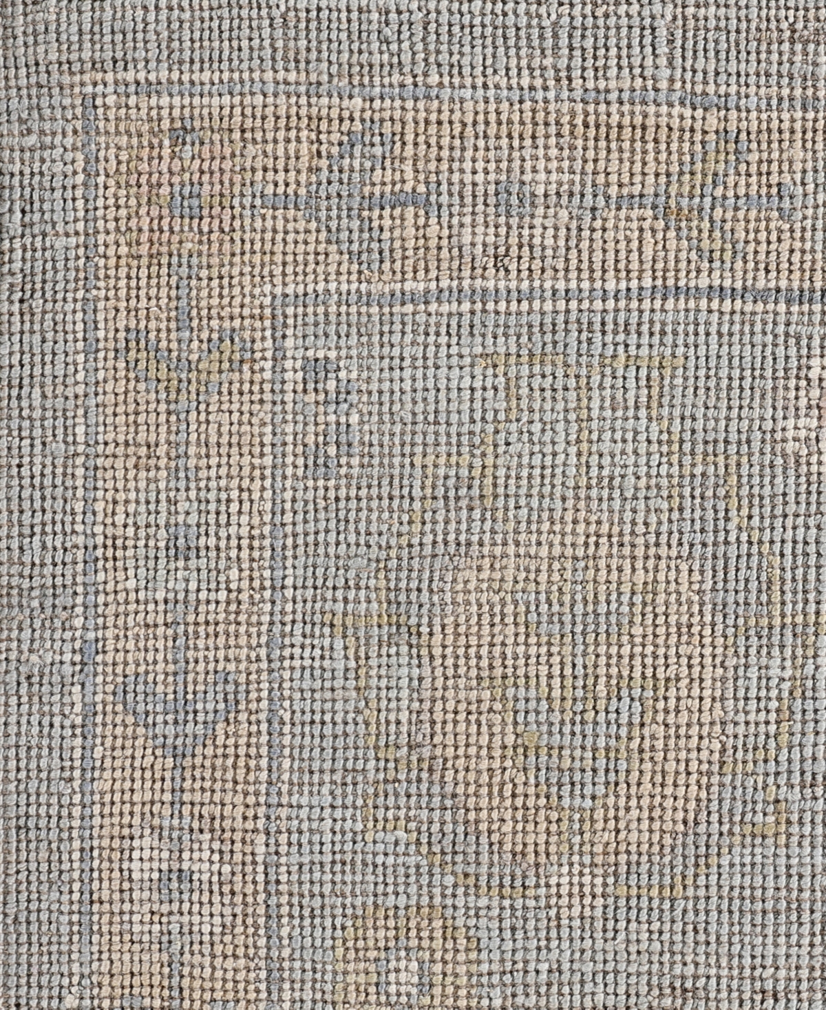 Adorn Hand Woven Rugs Colorful Oushak M0103-49 8'4"x9'11" Area Rug In Gray