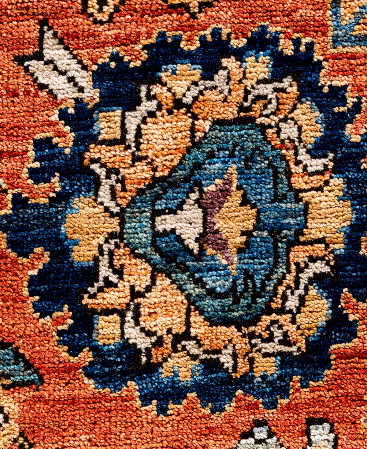 Adorn Hand Woven Rugs Serapi M0103-66 10'1"x13'9" Area Rug In Orange