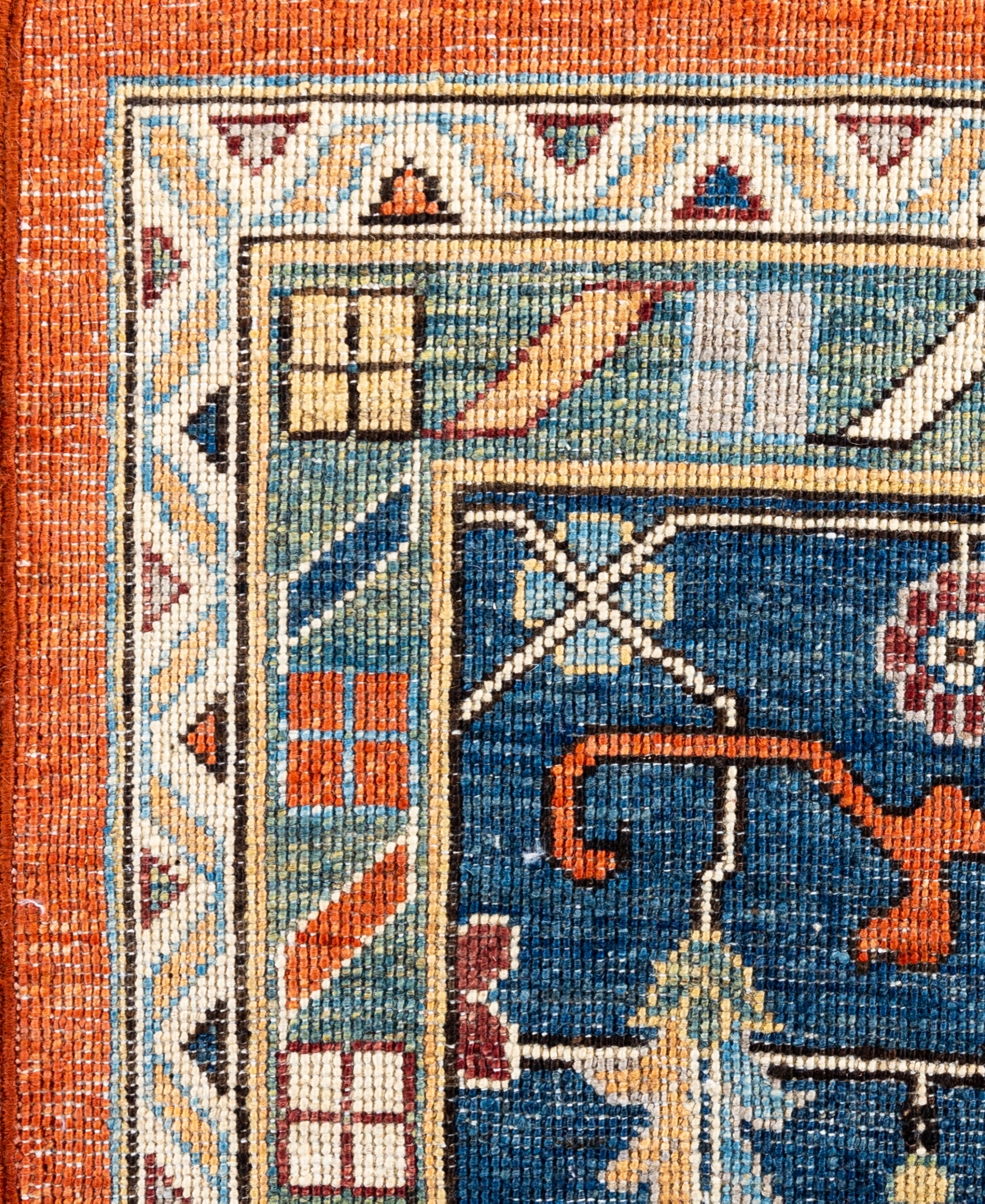 Adorn Hand Woven Rugs Serapi M0103-69 10'3"x13'10" Area Rug In Orange