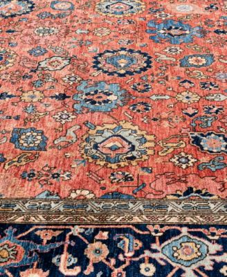 Adorn Hand Woven Rugs Serapi M0103 91 Rug Collection In Red