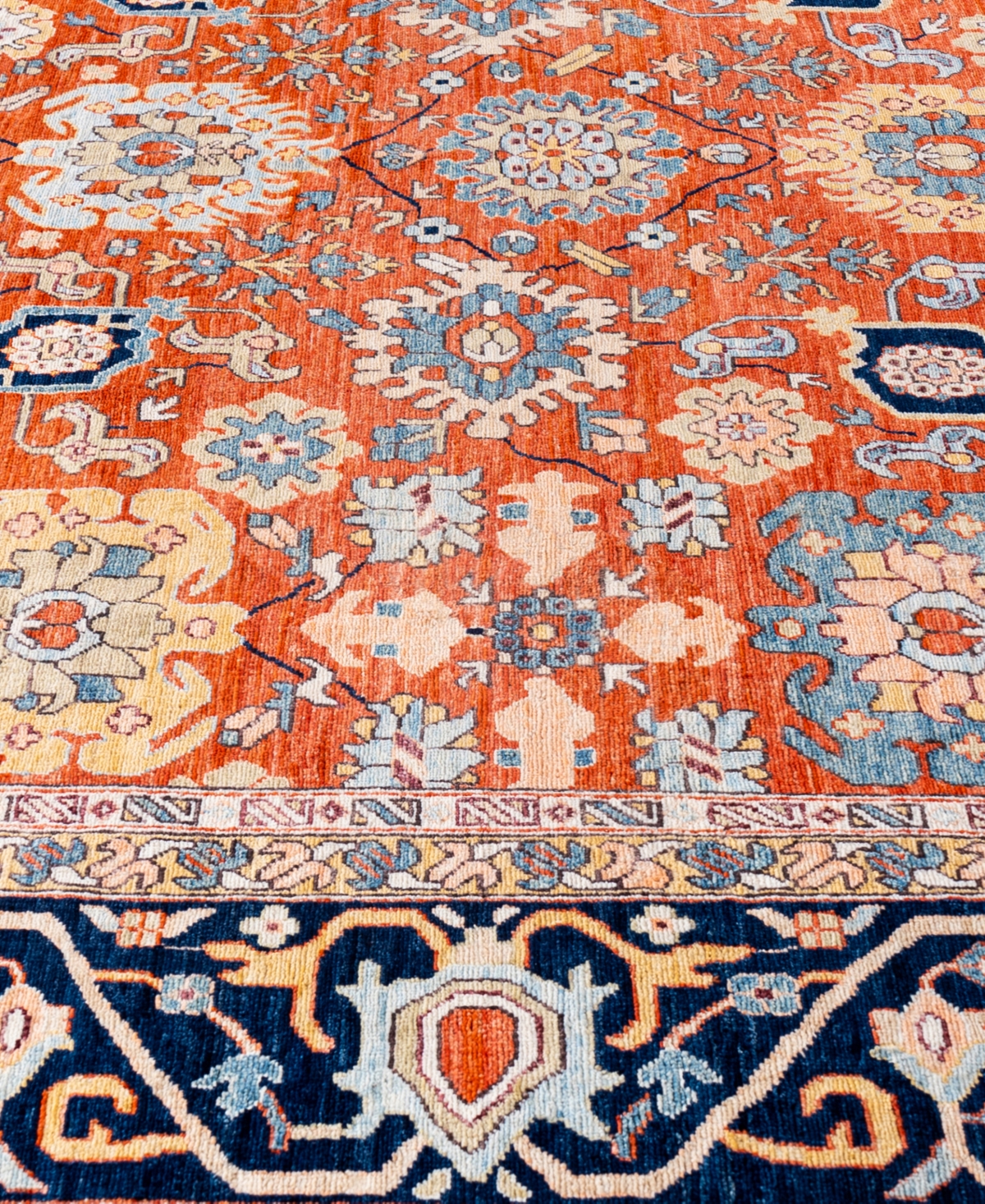 Adorn Hand Woven Rugs Serapi M0103-101 8'11"x11'9" Area Rug In Red