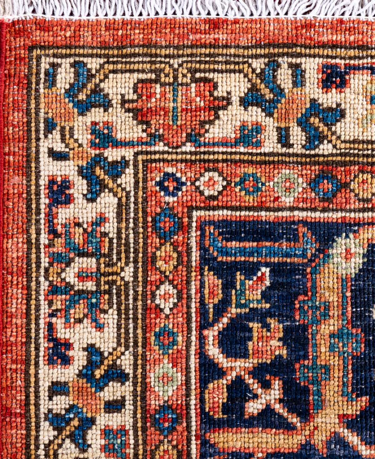 Adorn Hand Woven Rugs Serapi M0103-106 9'x12'1" Area Rug In Red
