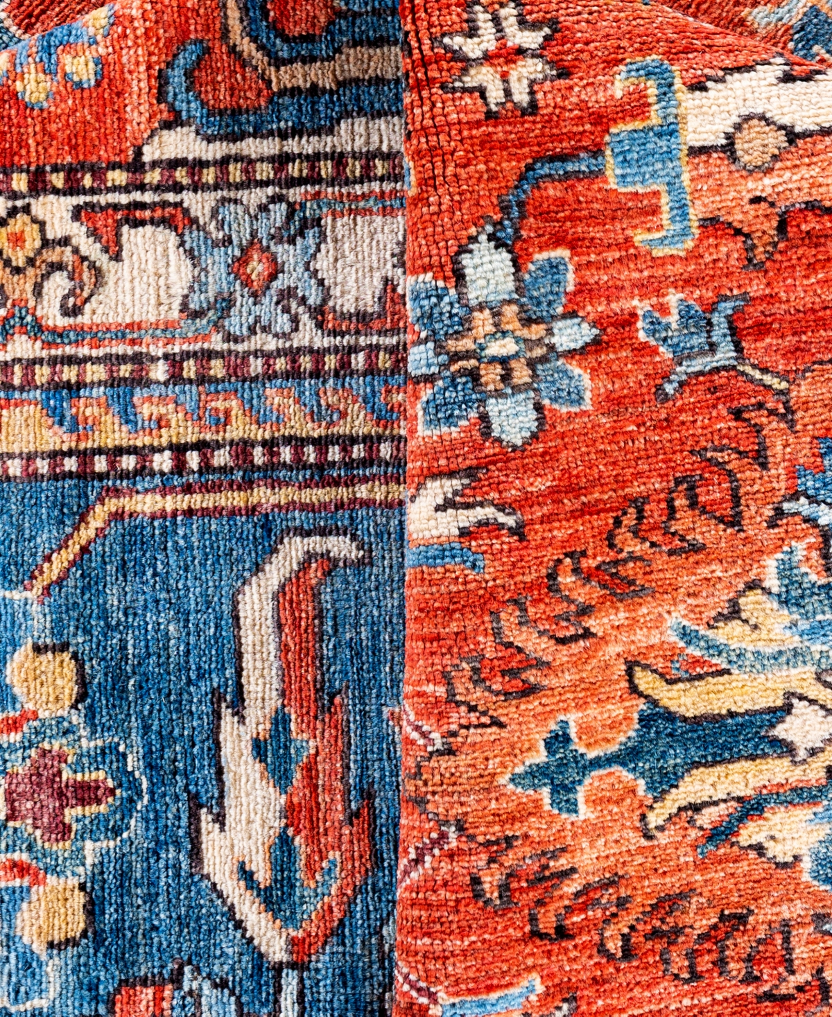 Adorn Hand Woven Rugs Serapi M0103-124 8'9"x11'11" Area Rug In Red
