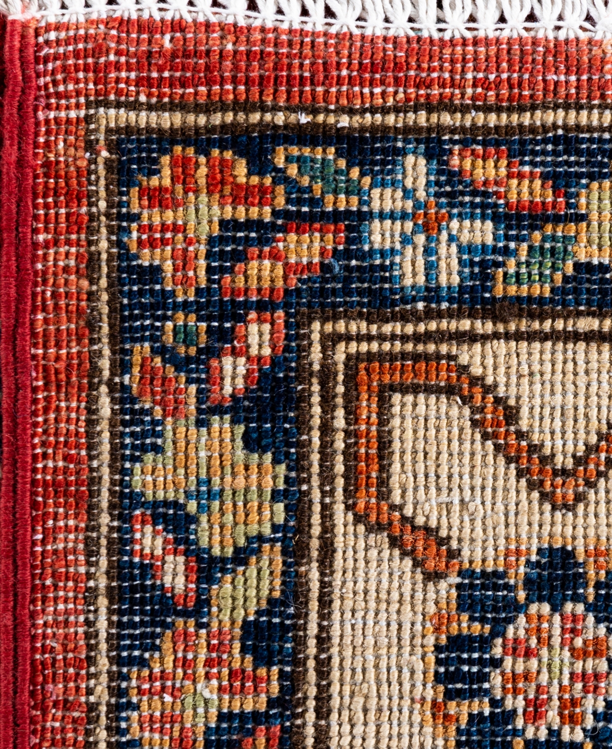 Adorn Hand Woven Rugs Serapi M0103-131 9'2"x11'9" Area Rug In Red