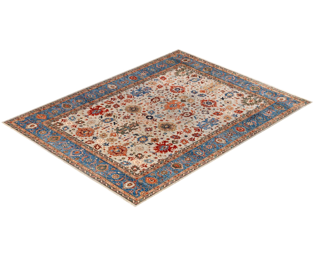 Adorn Hand Woven Rugs Serapi M0103-139 9'1"x11'9" Area Rug In Gray