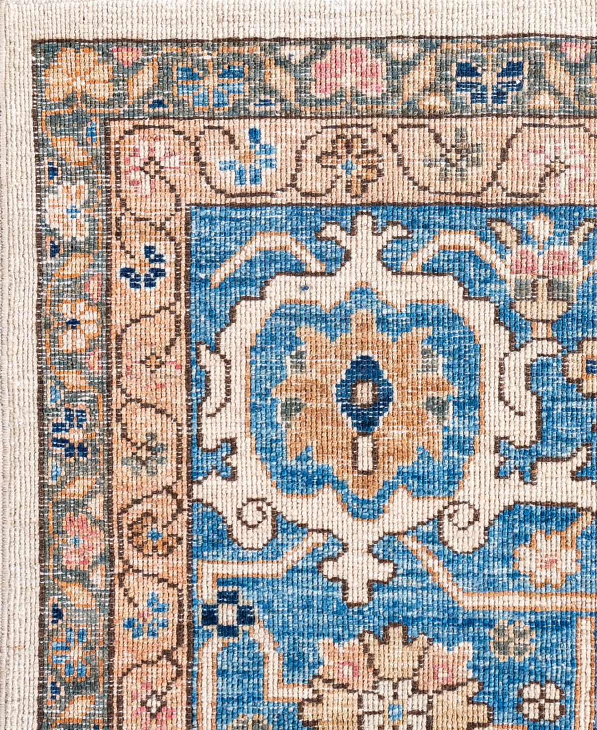 Adorn Hand Woven Rugs Serapi M0103-146 8'9"x11'10" Area Rug In White