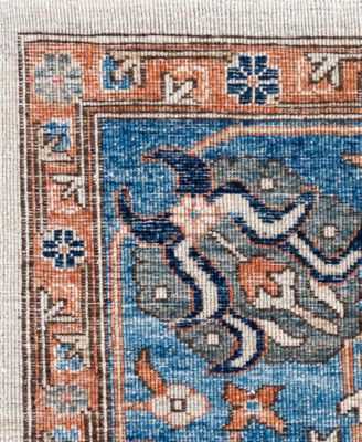Adorn Hand Woven Rugs Serapi M0103 151 Rug Collection In Gray