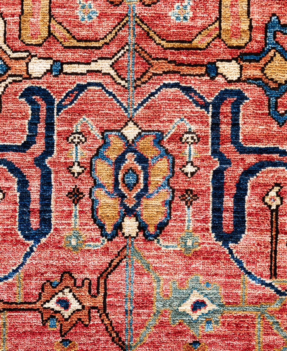 Adorn Hand Woven Rugs Serapi M0103-153 9'2"x12' Area Rug In Pink