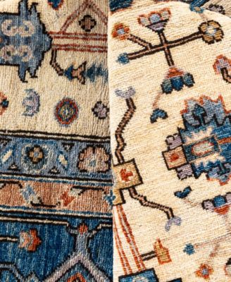 Adorn Hand Woven Rugs Serapi M0103 154 Rug Collection In White