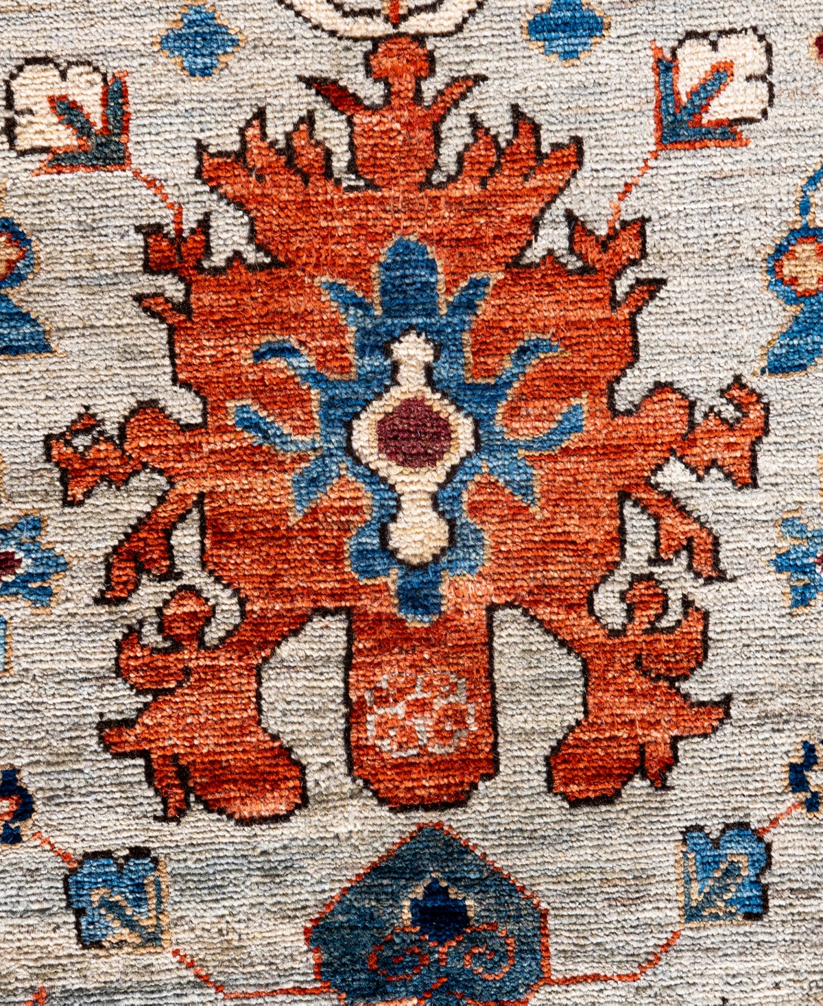 Adorn Hand Woven Rugs Serapi M0103-158 8'11"x11'9" Area Rug In Gray