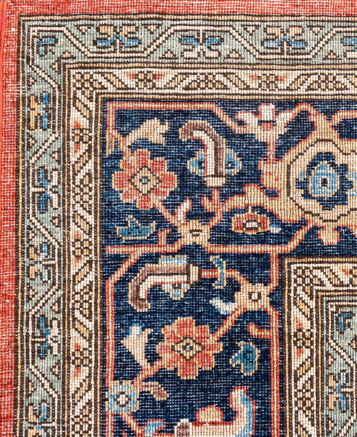 Adorn Hand Woven Rugs Serapi M0103-161 8'11"x11'10" Area Rug In Red