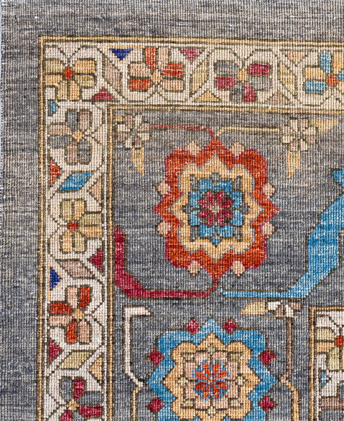Adorn Hand Woven Rugs Serapi M0103-171 9'1"x12'2" Area Rug In Gray