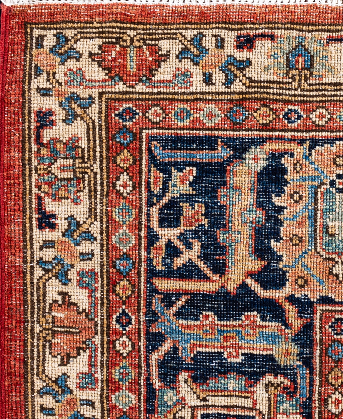 Adorn Hand Woven Rugs Serapi M0103-176 9'3"x12' Area Rug In Red