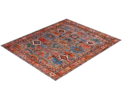 Adorn Hand Woven Rugs Serapi M0103 194 Rug Collection In Gray