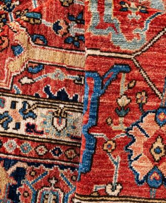 Adorn Hand Woven Rugs Serapi M0103 204 Rug Collection In Red