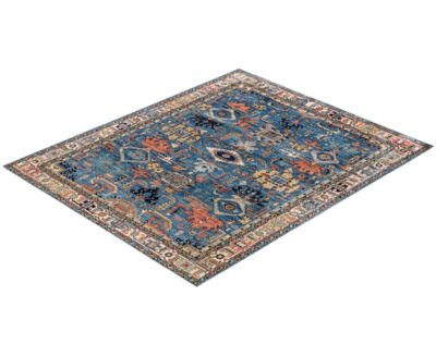 Adorn Hand Woven Rugs Serapi M0103 214 Rug Collection In Blue