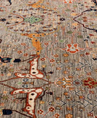 Adorn Hand Woven Rugs Serapi M0103 223 Rug Collection In Brown