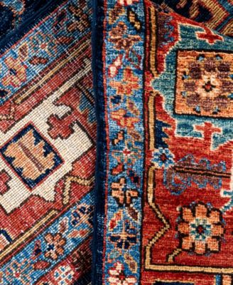 Adorn Hand Woven Rugs Serapi M0103 243 Rug Collection In Blue