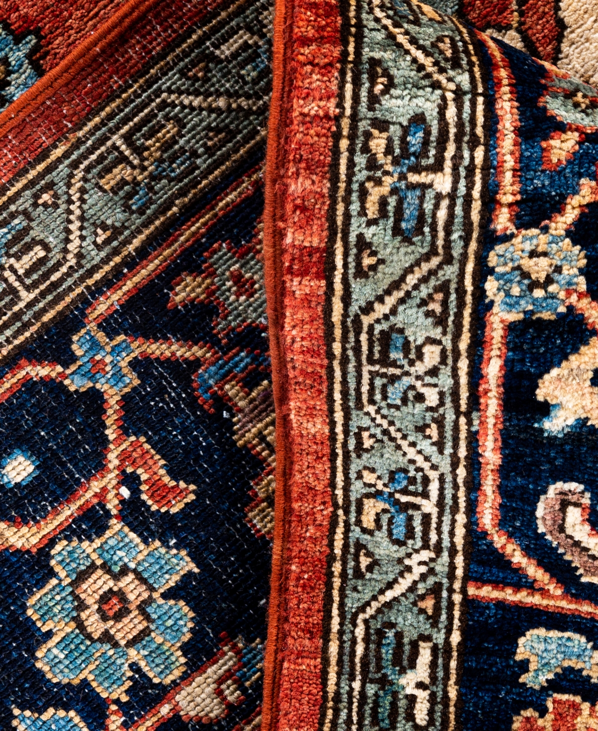 Adorn Hand Woven Rugs Serapi M0103-265 8'x9'10" Area Rug In Orange