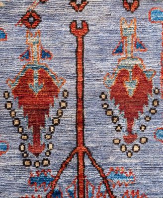 Adorn Hand Woven Rugs Serapi M0103 277 Rug Collection In Gray