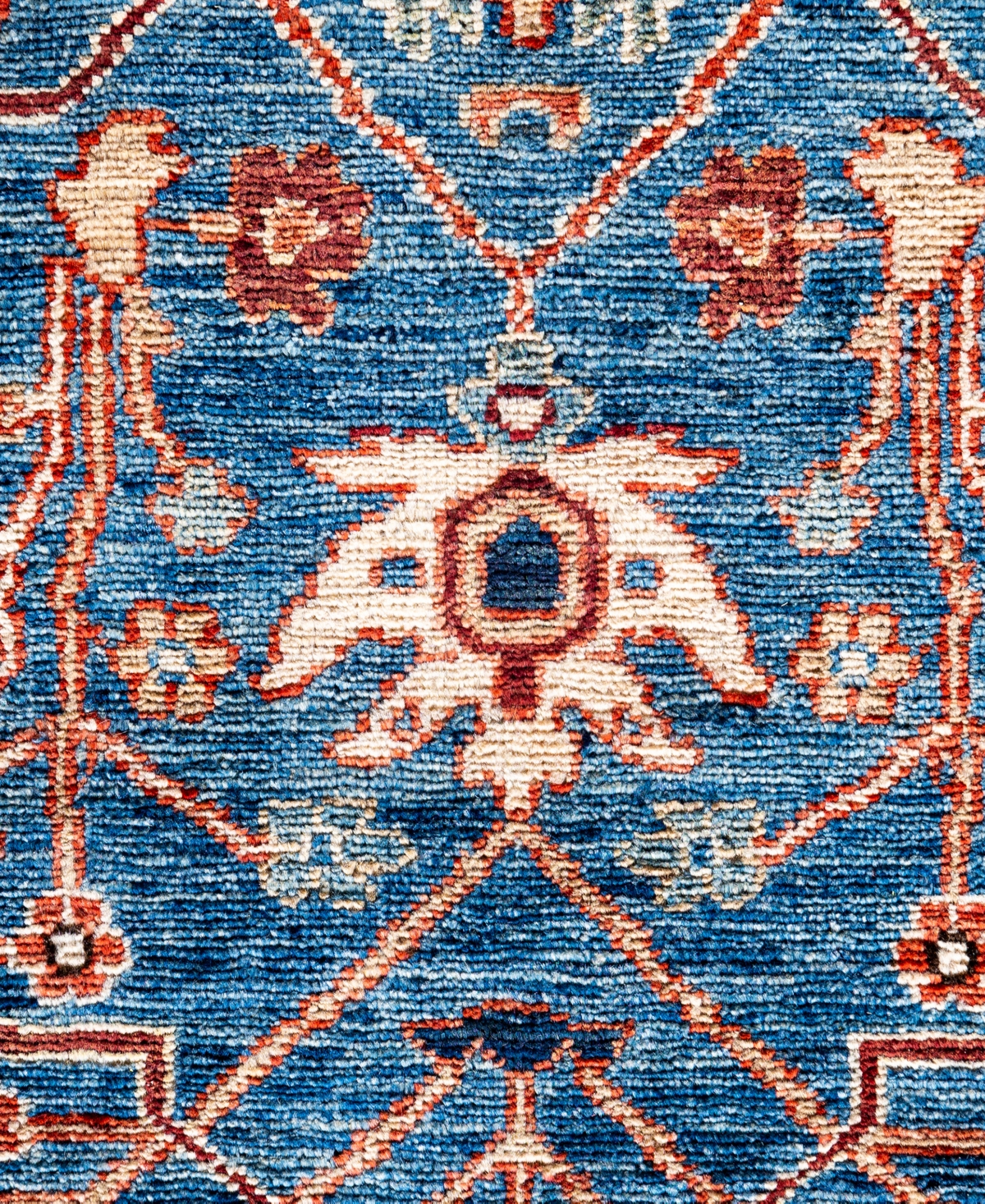 Adorn Hand Woven Rugs Serapi M0103-282 8'x9'10" Area Rug In Blue
