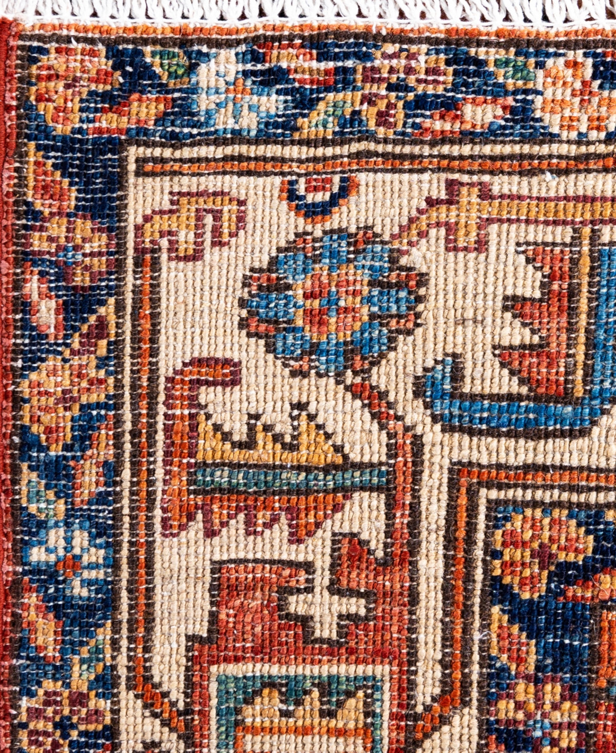 Adorn Hand Woven Rugs Serapi M0103-300 4'x5'10" Area Rug In Red