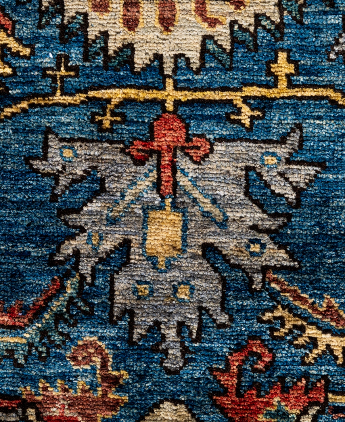 Adorn Hand Woven Rugs Serapi M0103-317 3'11"x5'11" Area Rug In Blue