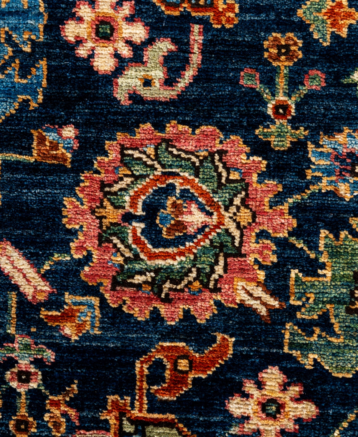 Adorn Hand Woven Rugs Serapi M0103-322 4'3"x5'10" Area Rug In Blue