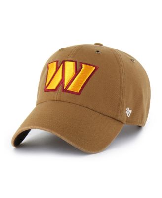 '47 Brand - Men's x '47 Brown Washington Commanders Clean Up Adjustable Hat