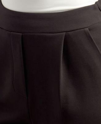 Women's Wide Leg Elastic Waistband Pants