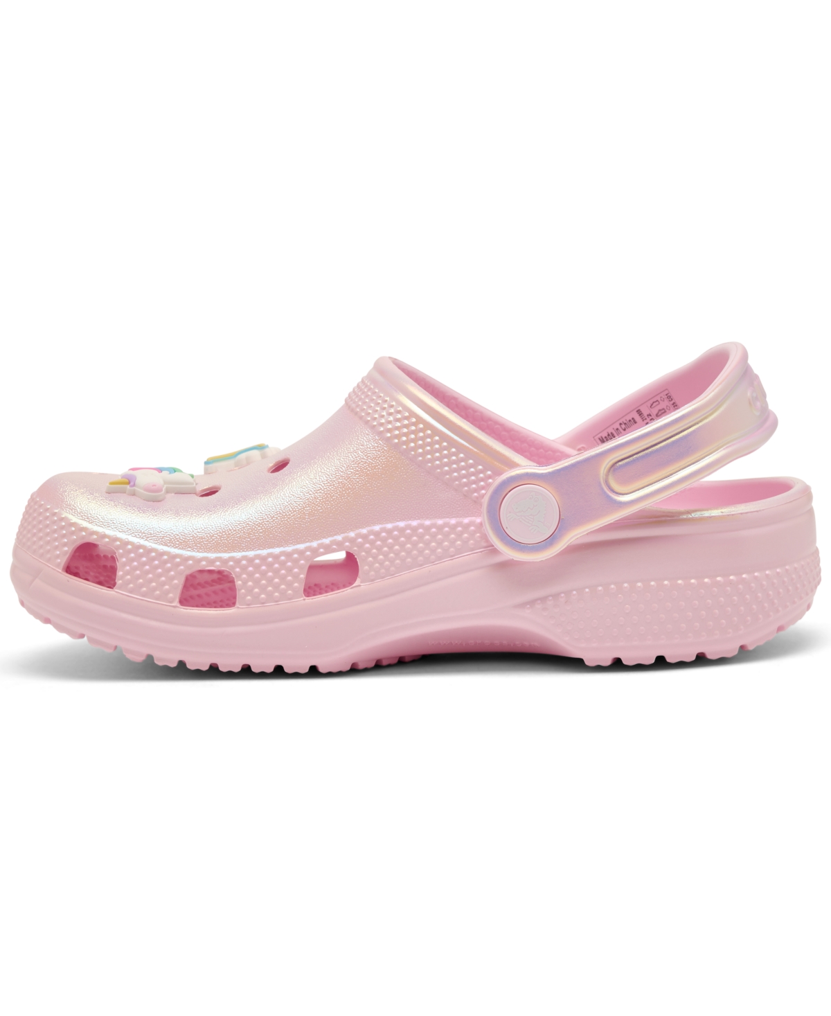 Crocs Toddler Girls Unicorn Classic Clogs From Finish Line In Multi