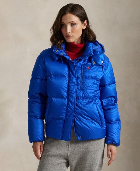 Женские куртки Polo Ralph Lauren Water-Resistant Long-Sleeve Quilt Jacket