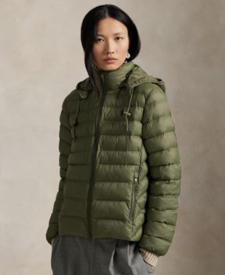 Women's Water-Resistant Packable Hooded Jacket