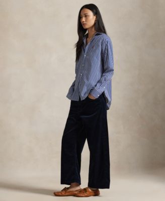 Polo Ralph Lauren - Women's Corduroy Wide-Leg Cropped Pant