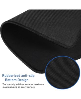 Large Extended Gaming Mouse Pad with Stitched Edges, (31.5X15.7In) Durable Non-Slip Natural Rubber Base, Waterproof Mat for Gamer/Desktop/Office