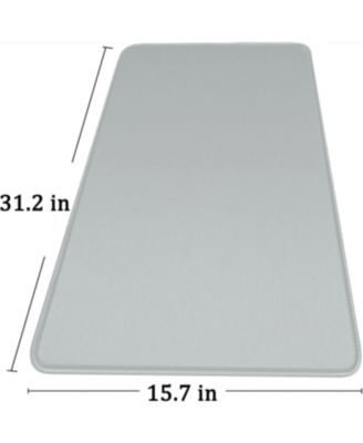 Large Extended Gaming Mouse Pad with Stitched Edges, (31.5X15.7In) Durable Non-Slip Natural Rubber Base, Waterproof Mat for Gamer/Desktop/Office