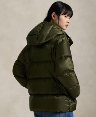 Women's Water-Resistant Long Sleeve Quilt Jacket