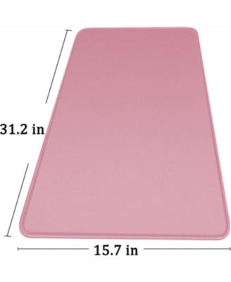 Large Extended Gaming Mouse Pad with Stitched Edges, (31.5X15.7In) Durable Non-Slip Natural Rubber Base, Waterproof Mat for Gamer/Desktop/Office