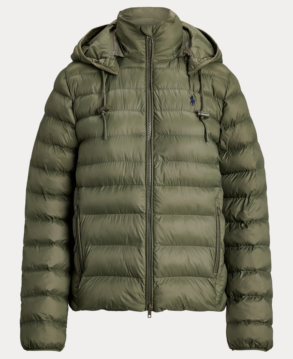 Polo Ralph Lauren Hooded Puffer Jacket In Green