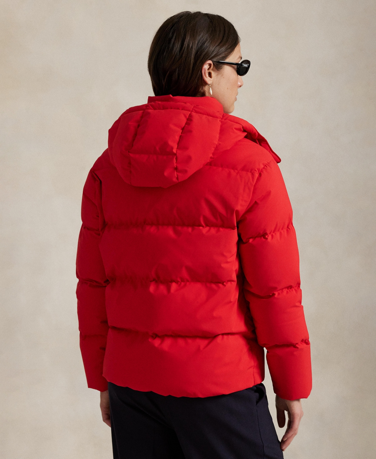 Polo Ralph Lauren Women's Quilted Hooded Down Jacket In Red