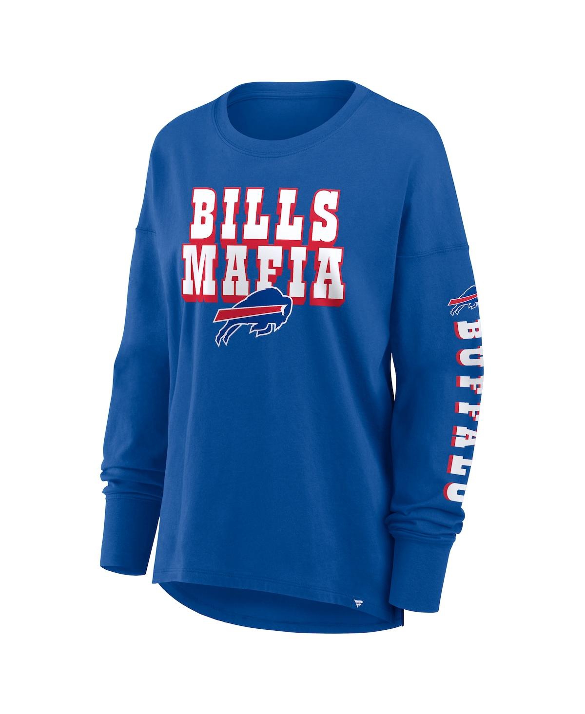 Fanatics Women's Royal Buffalo Bills Hometown Legacy Long Sleeve T-shirt In Burgundy