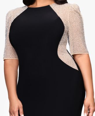 Plus Size Short Sleeve Sheath Dress